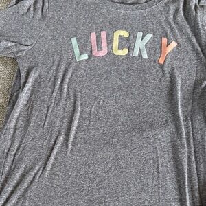 Lucky Brand Heather Gray Tee